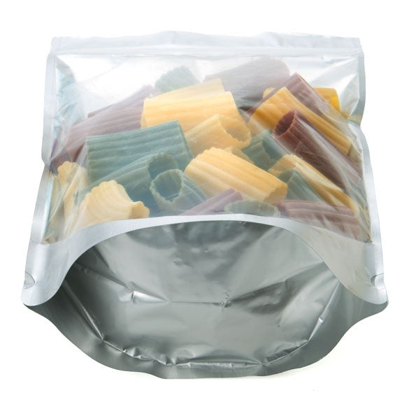 Doypack Argenté 22.9x12.1x34.3cm | 907g (100 pièces) [ZBGS6]