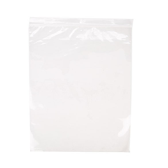 Sachet zip à transparence cristalline avec trou de suspension européen + trou d'aération 30,5x38,1cm (100 pièces) [ZR1215V]