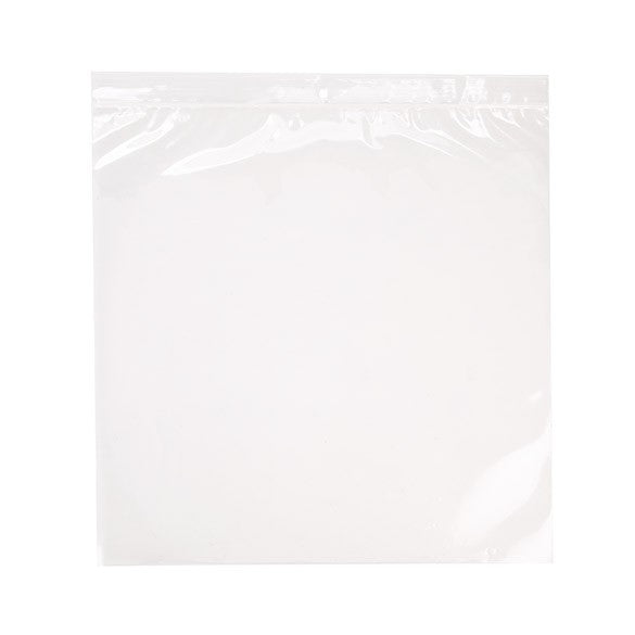 Sachet zip à transparence cristalline avec trou de suspension 31,8x31,8cm (100 pièces) [ZR12H]