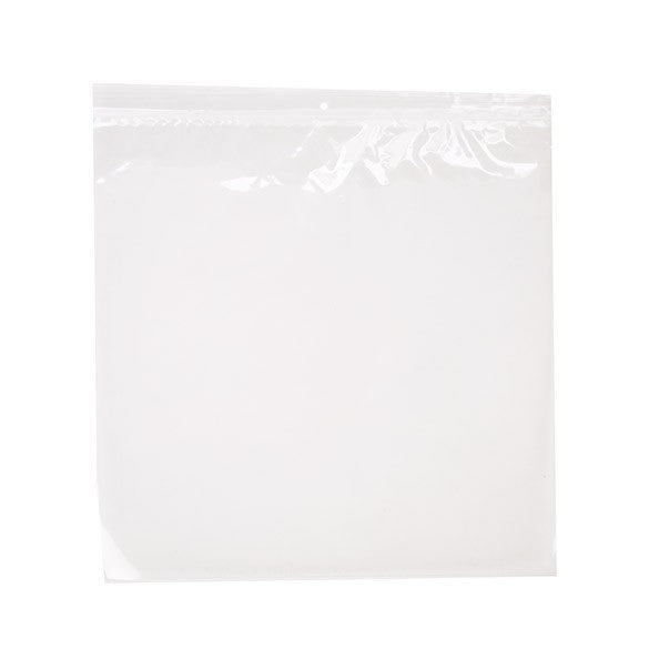 Gripzakken met ophanggat 33x33cm Kristalhelder pp 50 micron (100 stuks) [ZR1313]