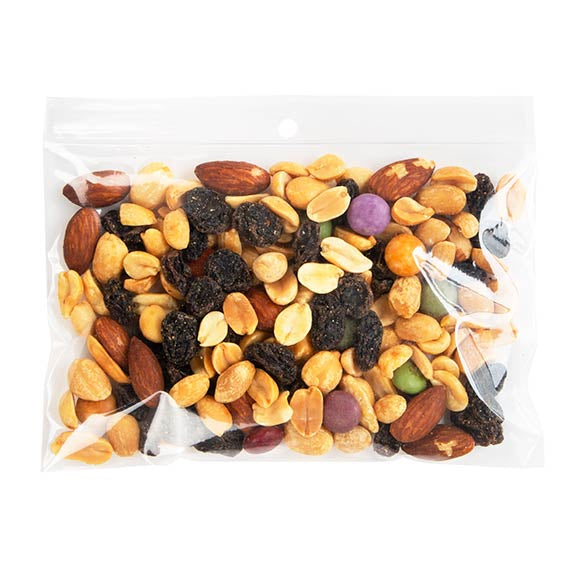 Sachet zip à transparence cristalline avec trou de suspension 15,2x10,2cm (100 pièces) [ZR64]