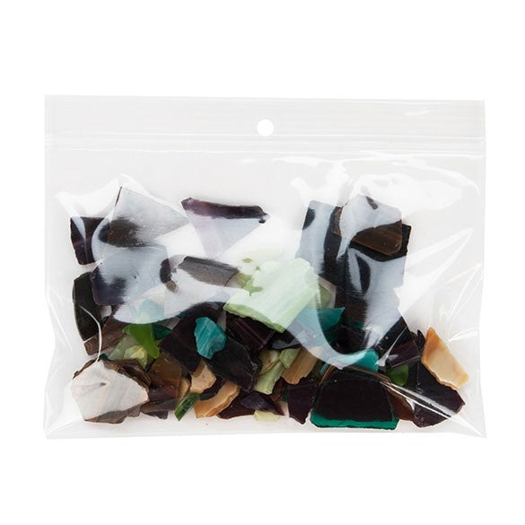 Sachet zip à transparence cristalline avec trou de suspension 15,2x10,2cm (100 pièces) [ZR64]