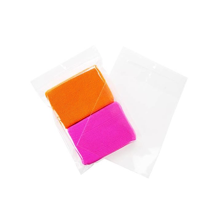 Sachet zip à transparence cristalline avec trou de suspension européen + trou d'aération15x20 cm (100 pièces) [ZR68V]