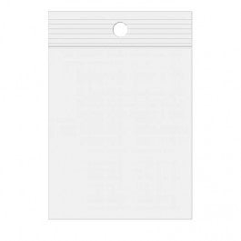 Gripzakken met Ophanggat 7x9,5cm Kristalhelder PP 75 Micron (100 stuks) [Z3R23XL]