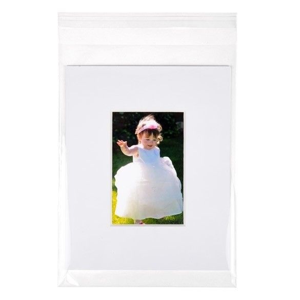 Plastic Bags 22x30cm Transparent Peel and Seal close up