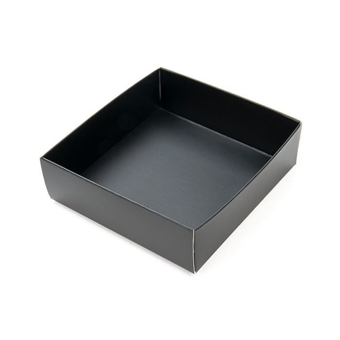 Matte black paper box