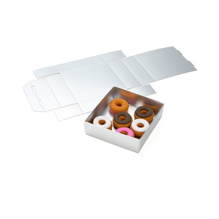 Silver kraft box