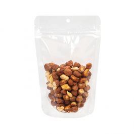Clear Stand Up Zipper Pouch 12 x 7,5 x 18,5 cm with Hang Hole (100 Pieces) [ZBG46H]