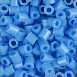 Perles à repasser, dim. 5x5 mm, diamètre intérieur 2,5 mm, medium, bleu (32238), 1100 pièces/ 1 Pq. [HOB-751370]