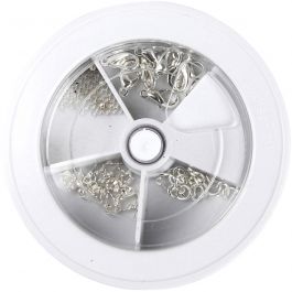 Kit de démarrage pour la fabrication de bijoux, argenté, 1 set [HOB-100245]