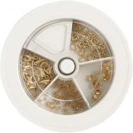Kit de démarrage pour la fabrication de bijoux, doré, 1 set [HOB-100256]