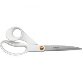 Fiskars Universele Schaar, L: 24 cm, rechtshandig, wit, 1 stuk [HOB-1020414]