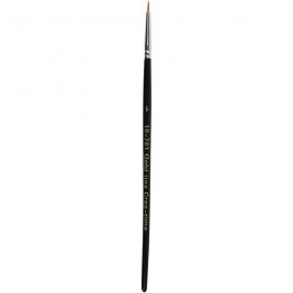Gold Line penselen, afm 0, L: 17 cm, B: 1 mm, rond, 12 stuk/ 1 doos [HOB-10701]