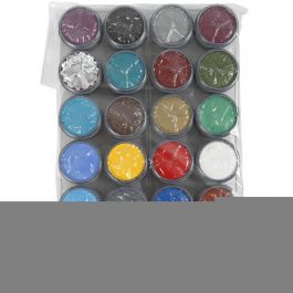 Grimas Schmink - Schminkpalet, diverse kleuren, 24x15 ml/ 1 doos [HOB-10924]