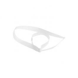 Ruban élastique de décoration Vinyle Stretch à dérouler blanc 25,5cm  (50 Pièces)  [10CVLWT]