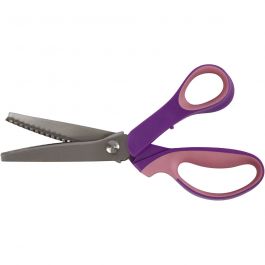 Pinking kartelschaar, L: 23,5 cm, rechtshandig, 1 stuk [HOB-11194]