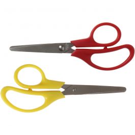 Kinderscharen, L: 12,5 cm, rond, rechts- & linkshandig, 12 stuk/ 1 doos [HOB-11220]