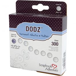 Dodz Zelfklevende Dots, d 8 mm, dikte 0,5 mm, medium , 300 stuk/ 1 doos [HOB-11567]