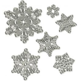 Snijmal, sneeuwvlokken, d 2-6 cm, 1 stuk [HOB-11757]