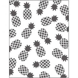 Gabarit d'embossage, ananas, dim. 11x14cm, ép. 2 mm, 1 pièce [HOB-11769]