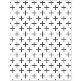 Gabarit d'embossage, Motif de croix, dim. 11x14cm, ép. 2 mm, 1 pièce [HOB-11770]