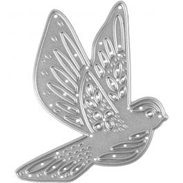 Stans- en embossing mallen, vogel, afm 5,6x6 cm, 1 stuk [HOB-11788]