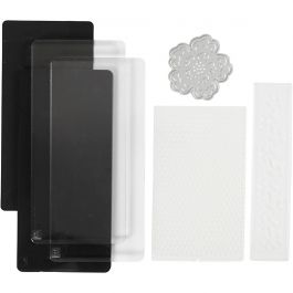 Stans- en embossing mallen, bloemen ranken, afm 143x123 mm, 1 stuk [HOB-118001]