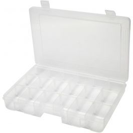 Opslag doos, afm 27x19 cm, gatgrootte 5x4,5 cm, 1 stuk [HOB-13162]