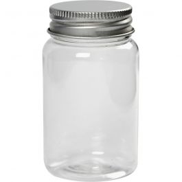 Pot à couvercle vissé, H : 77 mm, d 45 mm, 100 ml, 10 pièces/ 1 Pq. [HOB-13181]