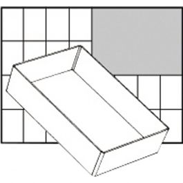 Boîte de rangement, dim. A6-1, H : 47 mm, dim. 157x109 mm, 1 pièce [HOB-13344]