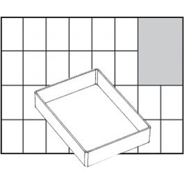 Boîte de rangement, dim. A71 Low, H : 24 mm, dim. 109x79 mm, 1 pièce [HOB-13346]