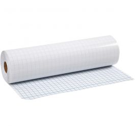 Film de couverture adhésif, en plastique, autocollant, L : 28 cm, ép. 80 my, brillante, 25 m/ 1 rouleau [HOB-14121]