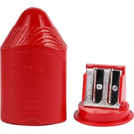 Puntenslijper, H: 8,5 cm, rood, 1 stuk [HOB-14142]
