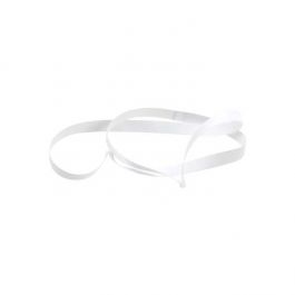 Ruban élastique de décoration Vinyle Stretch à dérouler blanc 40.5 cm (50 Pièces) [16CVLWT]