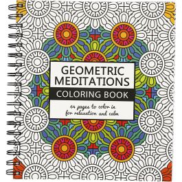 Livre de coloriage anti-stress, Géométrique, dim. 19,5x23 cm, Nombre de pages 64, 1 pièce [HOB-19264]