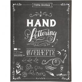 Lettrage à la main - Exercices, dim. 21x28 cm, ép. 1 cm, Nombre de pages 63, 1 pièce [HOB-19291]
