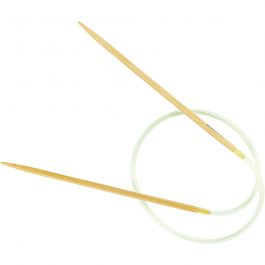Aiguilles à tricoter circulaires, L : 40 cm, dim. 3 mm, 1 pièce [HOB-422690]