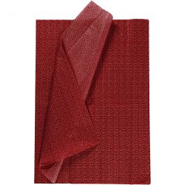 Papier de soie, feuille 50x70cm, 14 gr, rouge, 6 flles/ 1 Pq. [HOB-200895]