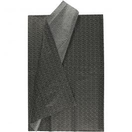 Papier de soie, feuille 50x70 cm, 14 gr, noir, 6 flles/ 1 Pq. [HOB-200897]