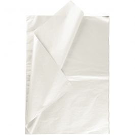 Papier de Soie, feuille 50x70cm, 17 gr, nacré, 6 flles/ 1 Pq. [HOB-200910]