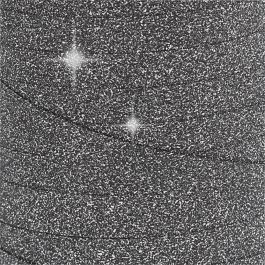 Cadeaulint, B: 10 mm, glitter, zwart, 100 m/ 1 rol [HOB-20229]