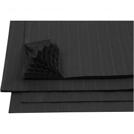 Harmonica papier, vel 28x17,8 cm, zwart, 8 vel/ 1 doos [HOB-20501]
