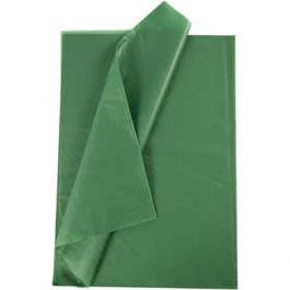 Tissuepapier, vel 50x70 cm,  14 gr, groen, 25vellen [HOB20867]