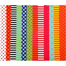Papier Glacé, motifs, feuille 24x32 cm, 80 gr, ass. de couleurs, 50 flles ass./ 1 Pq. [HOB-20871]