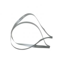 Ruban élastique de décoration Vinyle Stretch à dérouler argent 50.8cm (50 Pièces) [20CVLSV]