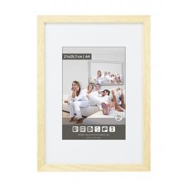 Wissellijst 20x28cm M100 Onvernist blank hout (p. stuk) [MA-210020282]