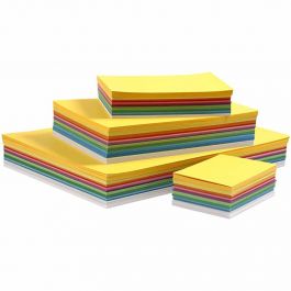 Lentekarton, A3,A4,A5,A6, 180 gr, diverse kleuren, 1500 div vellen/ 1 doos [HOB-21431]