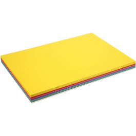 Lentekarton, A2, vel 420x594 mm, 180 gr, diverse kleuren, 300 div vellen/ 1 doos [HOB-21432]
