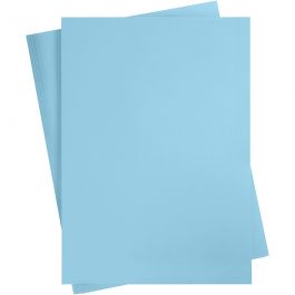 Gekleurd Karton, hemelsblauw, A2, 420x600 mm, 180 gr, 10 vel/ 1 doos [HOB-215056]