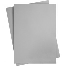 Papier Cartonné, A2, feuille 420x594 mm, 180 gr, gris, 10 flles/ 1 Pq. [HOB-21526]
